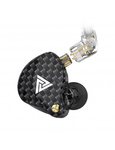 VK4 3.5mm Wired Headphones In-ear Sports Headset Moving Coil Music Earphones In-line Control with Mic Detachable Replaced Cable